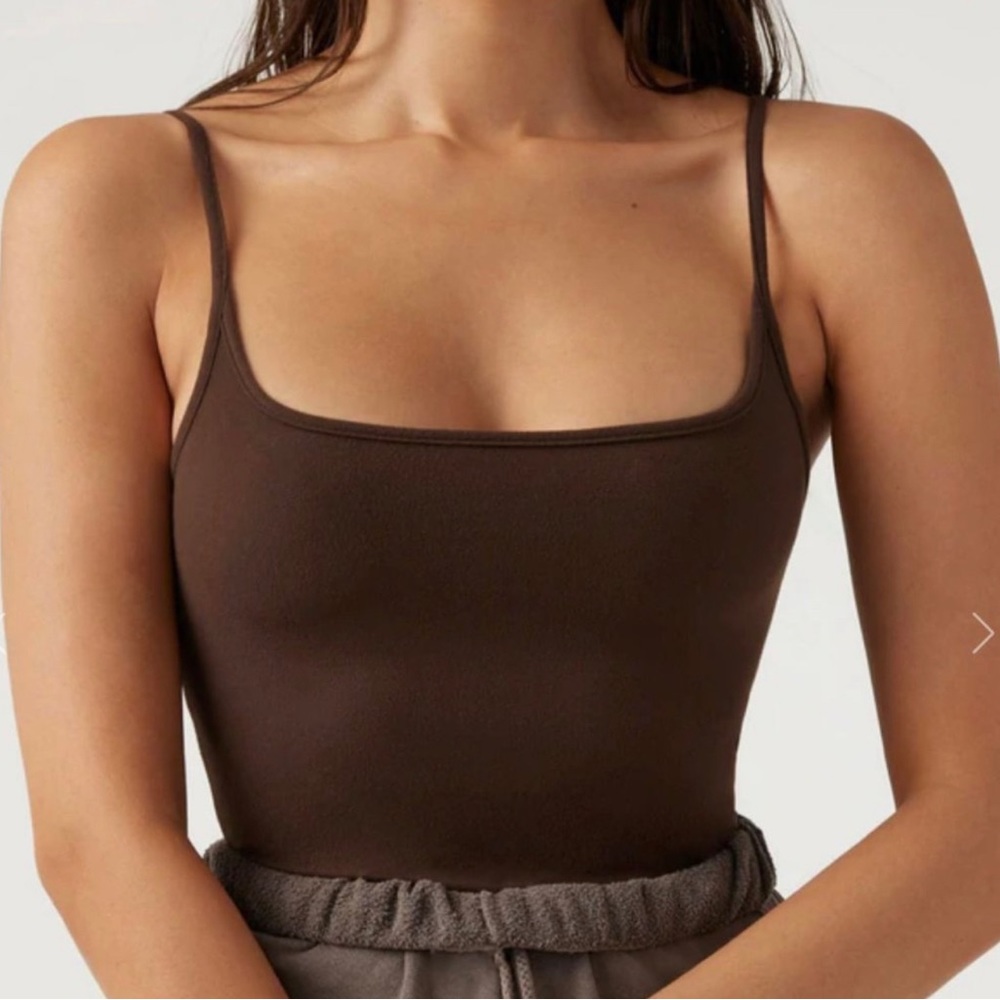 Joah Brown Smoothing Cami Sueded Cocoa Brown